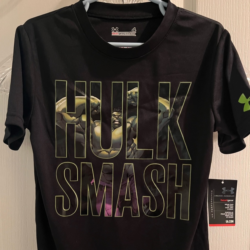 Little Boys Under Armour Hulk T-shirt Size 4